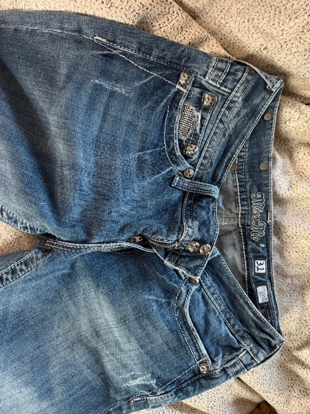 Miss me sequin studded jeans
